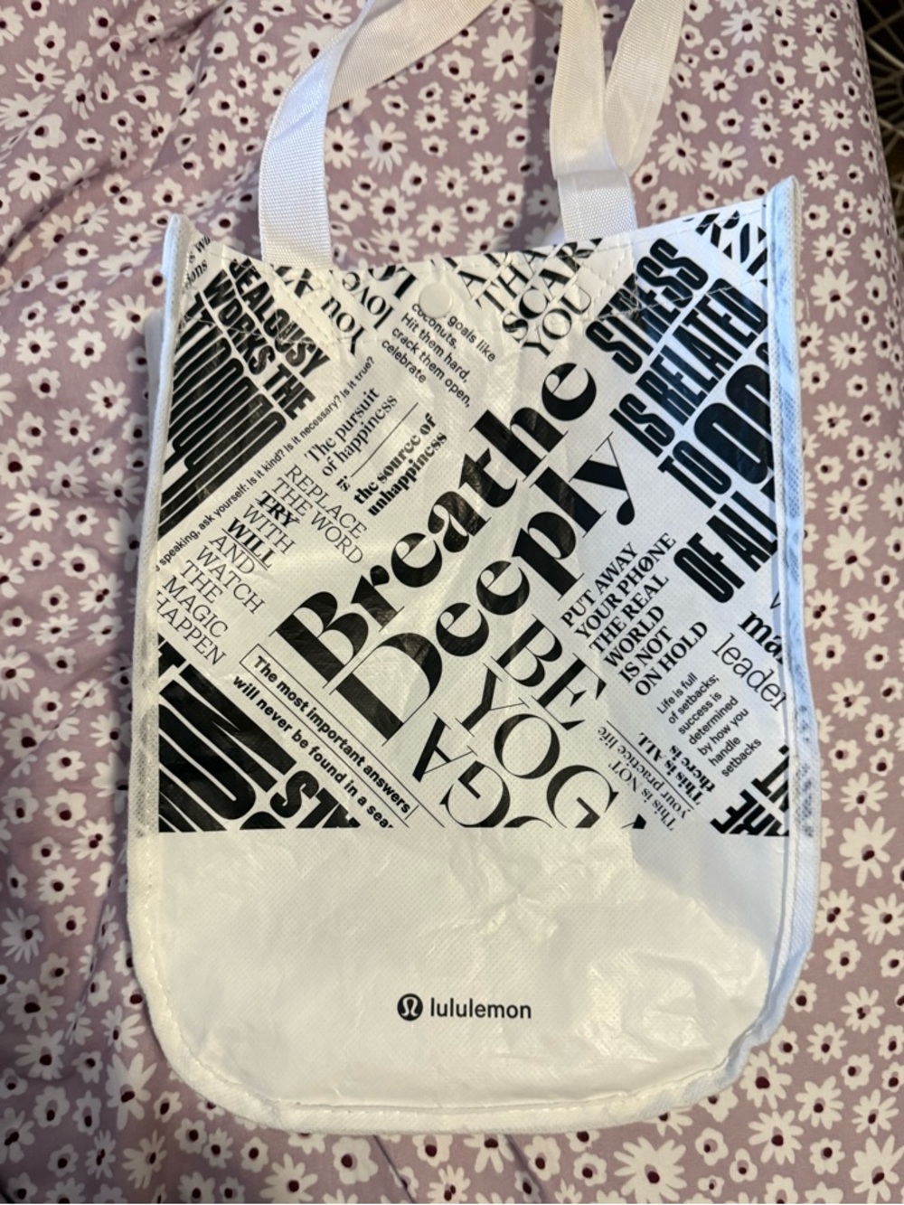 lululemon reusable bag